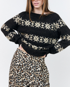 Lollys Laundry Lattie Knit LS Dark Mocca