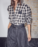 Haute L'amitié Early Haute Check Shirt Black