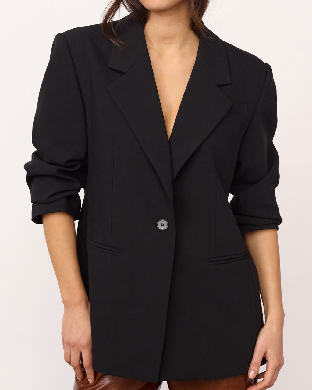 Co'Couture Vola Power Blazer Black