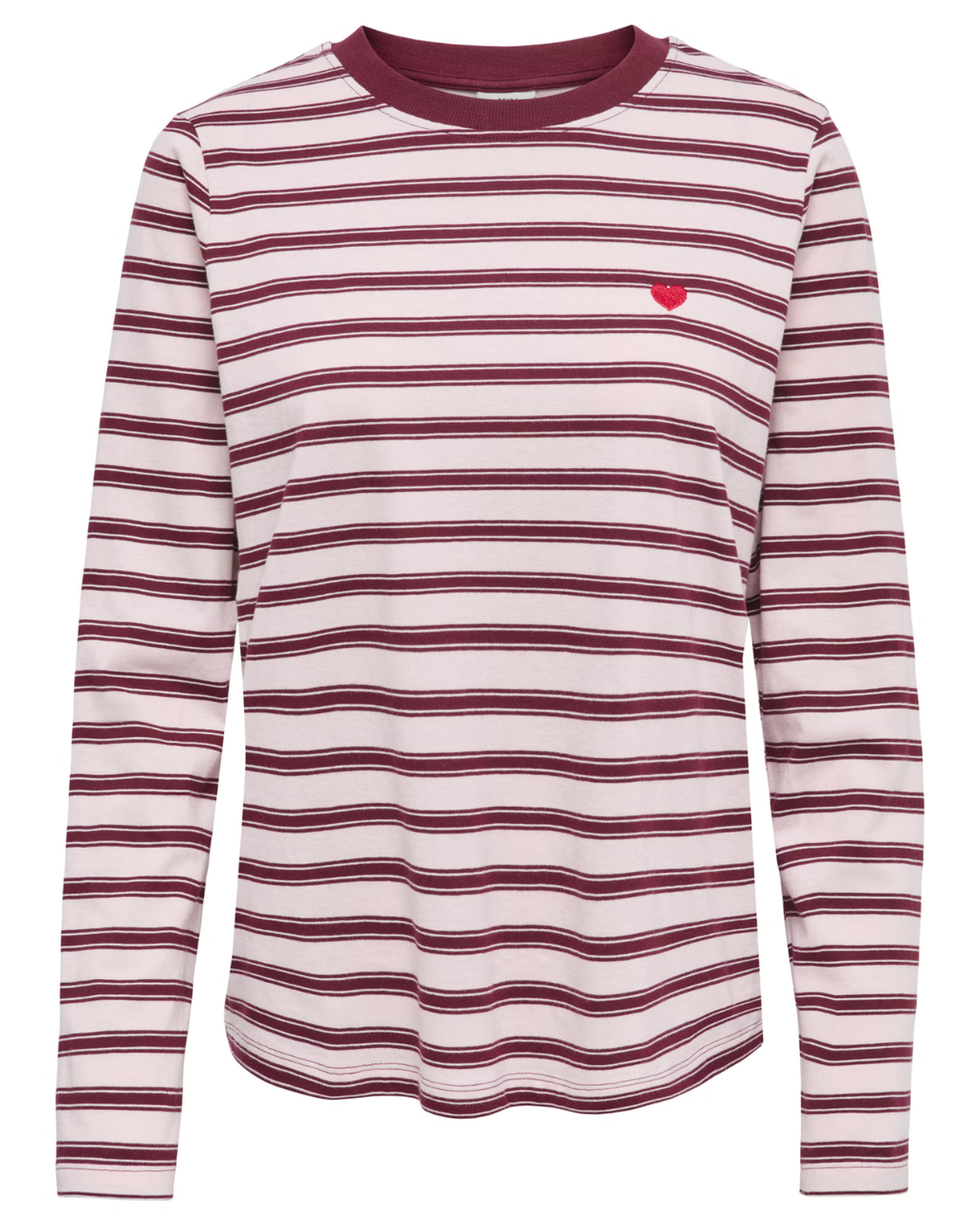 JDY Pisa L/S Print Top Noos Chalk Pink