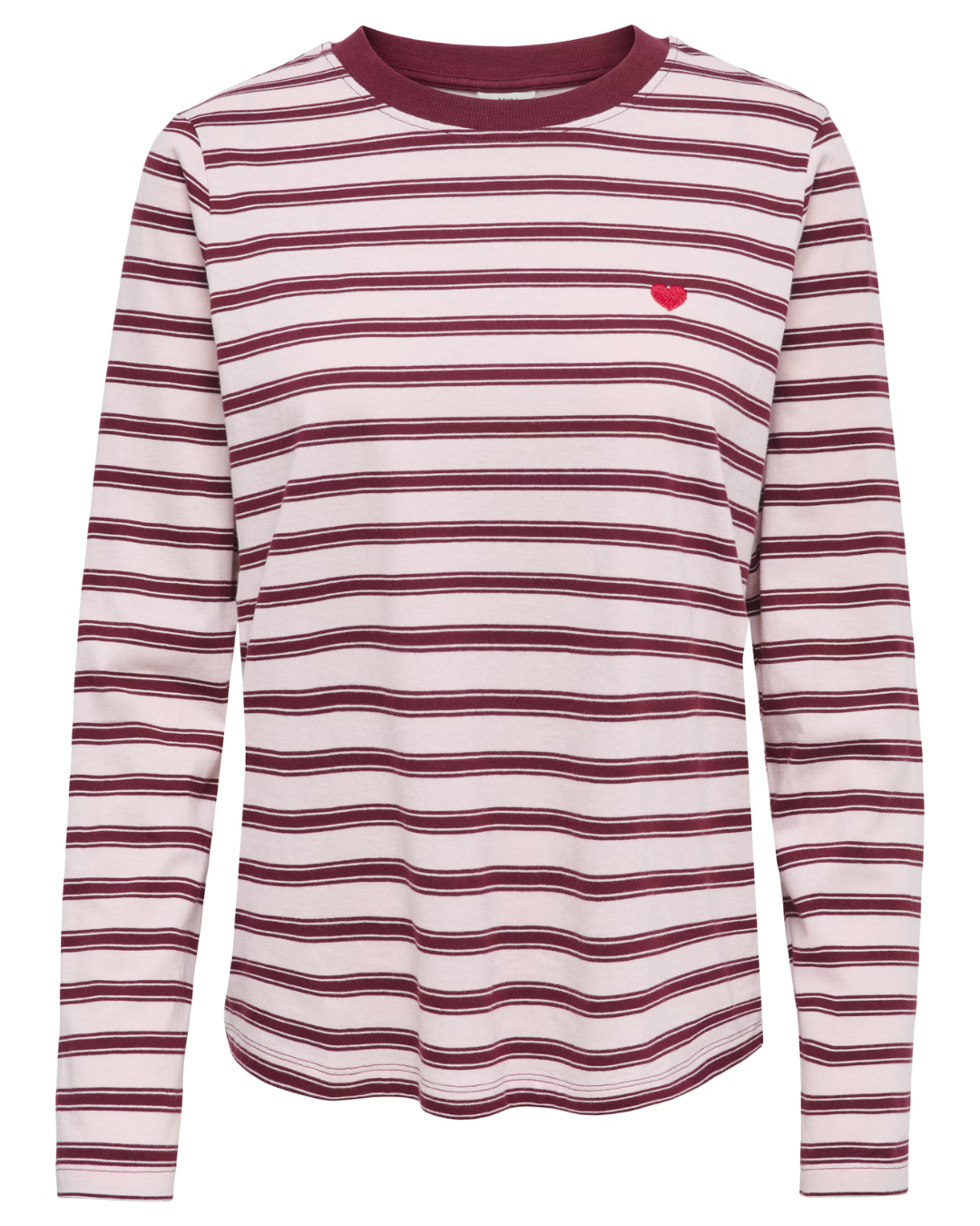 JDY Pisa L/S Print Top Noos Chalk Pink