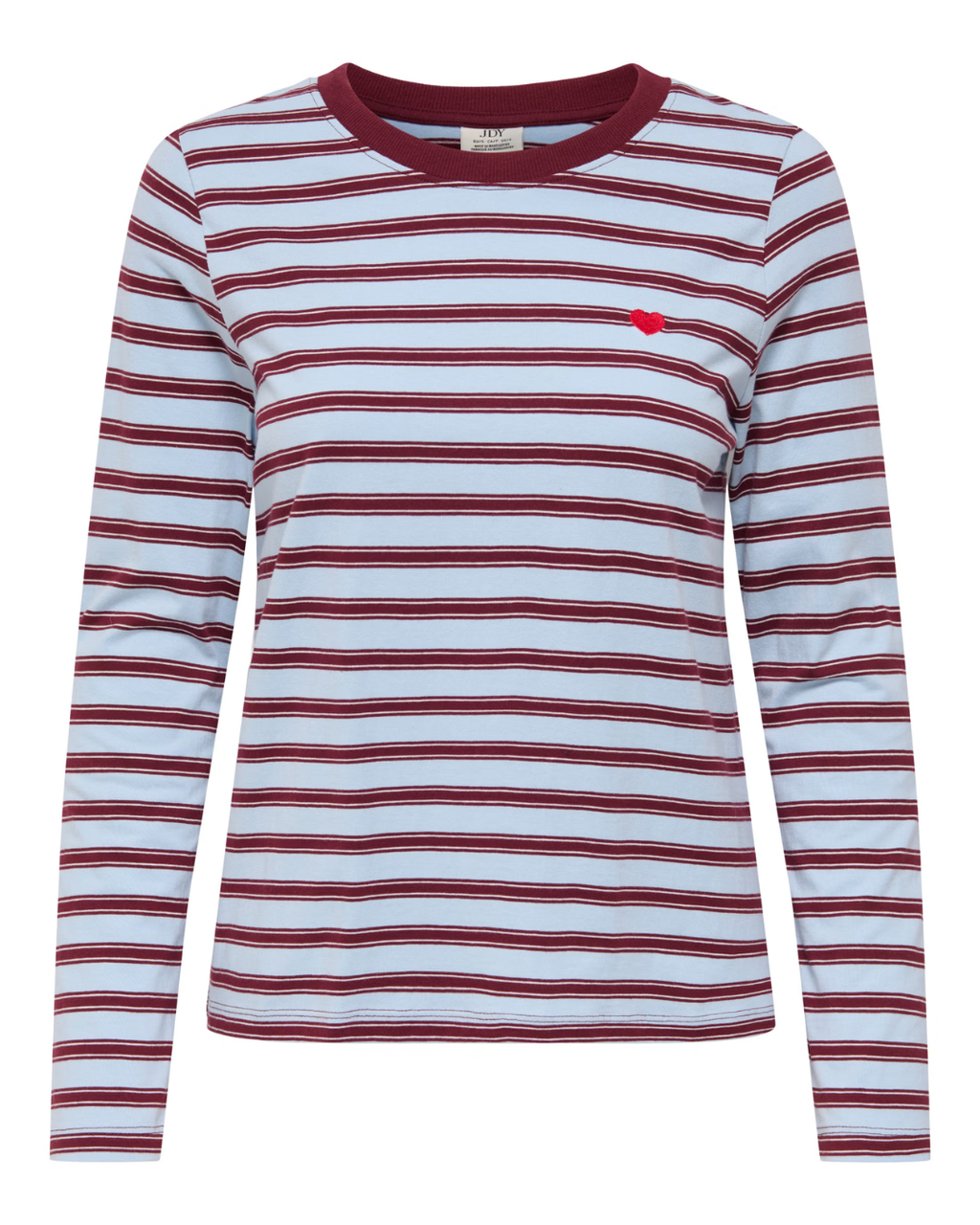 JDY Pisa L/S Print Top Noos Cashmere Blue