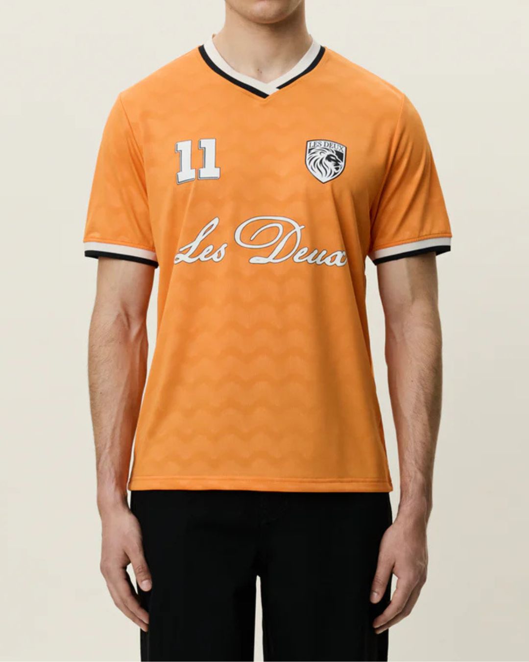 Les Deux Netherland Football Jersey Orange Peel