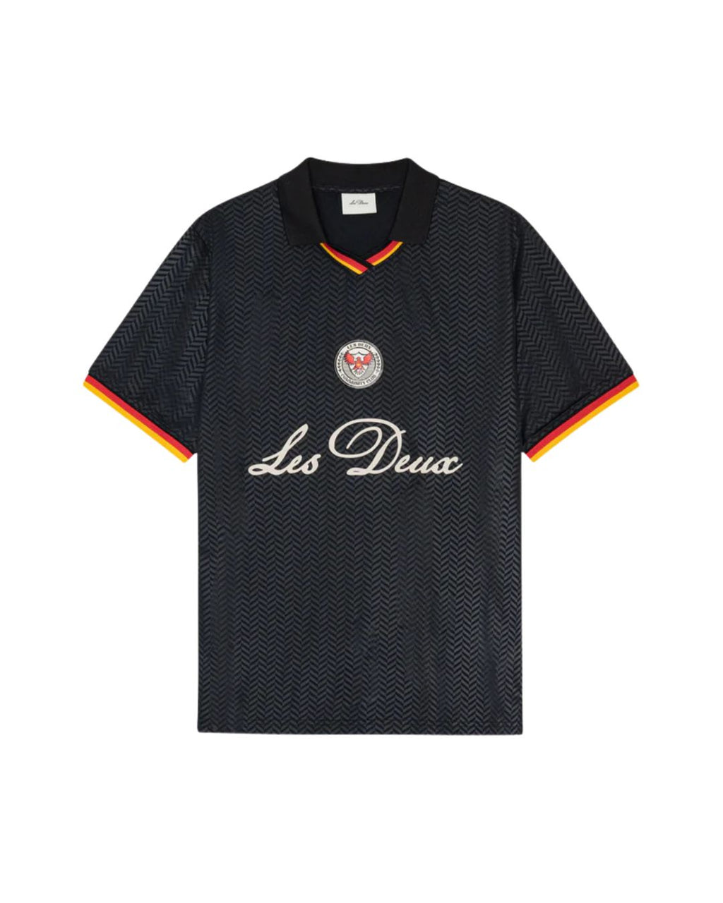 Les Deux Germany Football Jersey Black