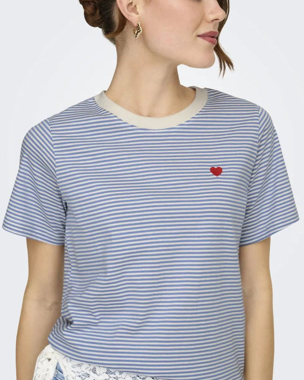 JDY Pisa Life S/S T-shirt Noos Ebb And Flow