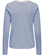 JDY Pisa L/S Print Top Noos Ebb And Flow