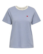 JDY Pisa Life S/S T-shirt Noos Ebb And Flow