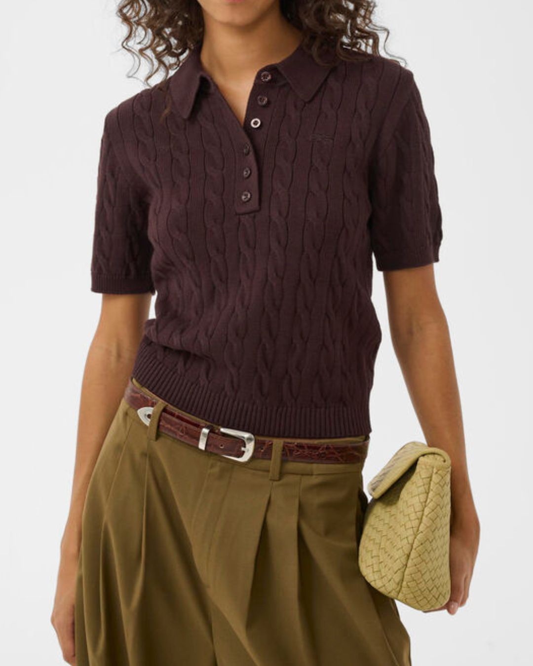 Gestuz Thilla Polo Pullover Móle Brown