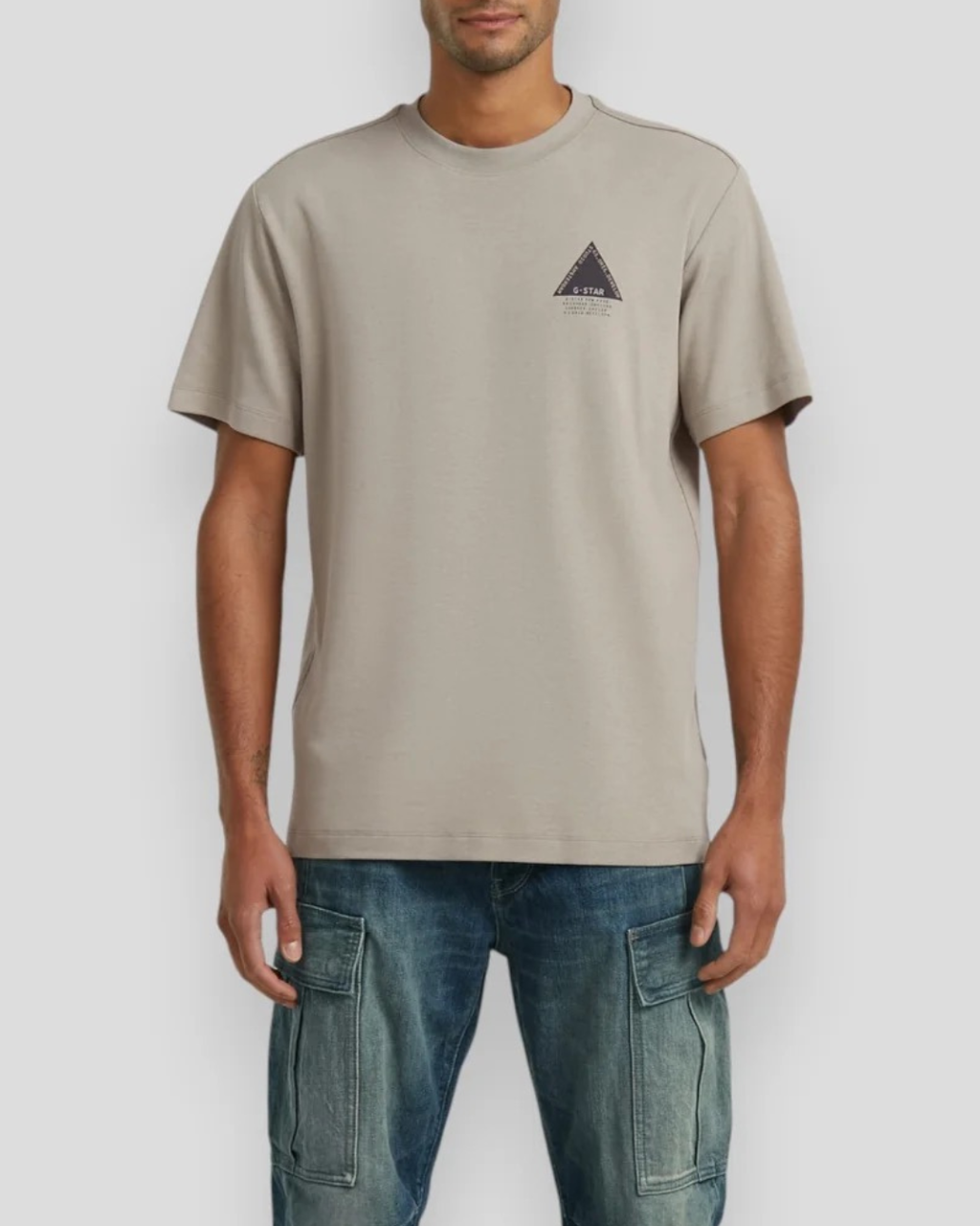 G-Star Smal Logo RT T-shirt Elephant skin