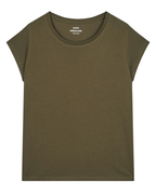 Mads Nørgaard Fine Jersey Teasy Tee FAV Olive