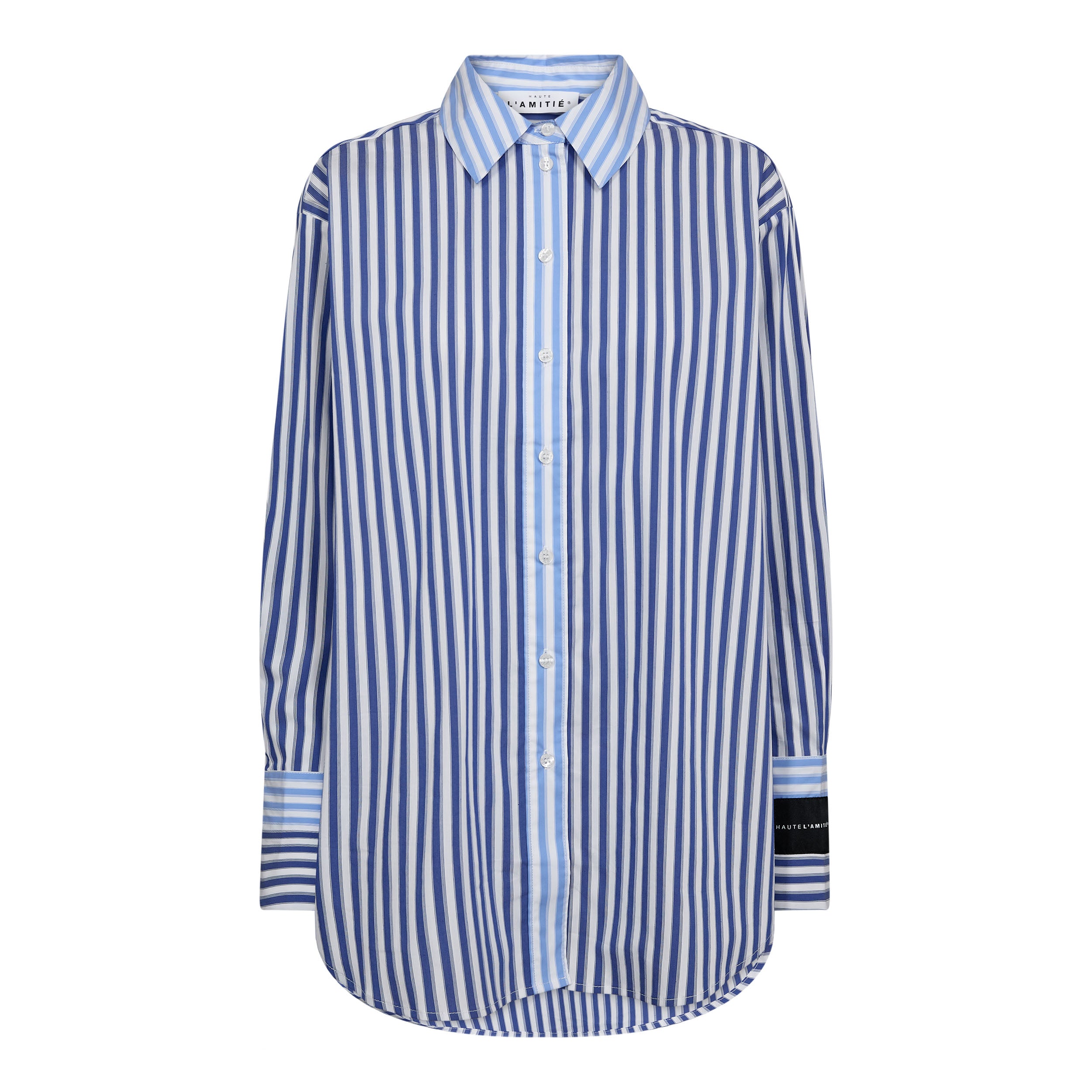 Haute L'amité Lark Mix Stripe Shirt White/Blue