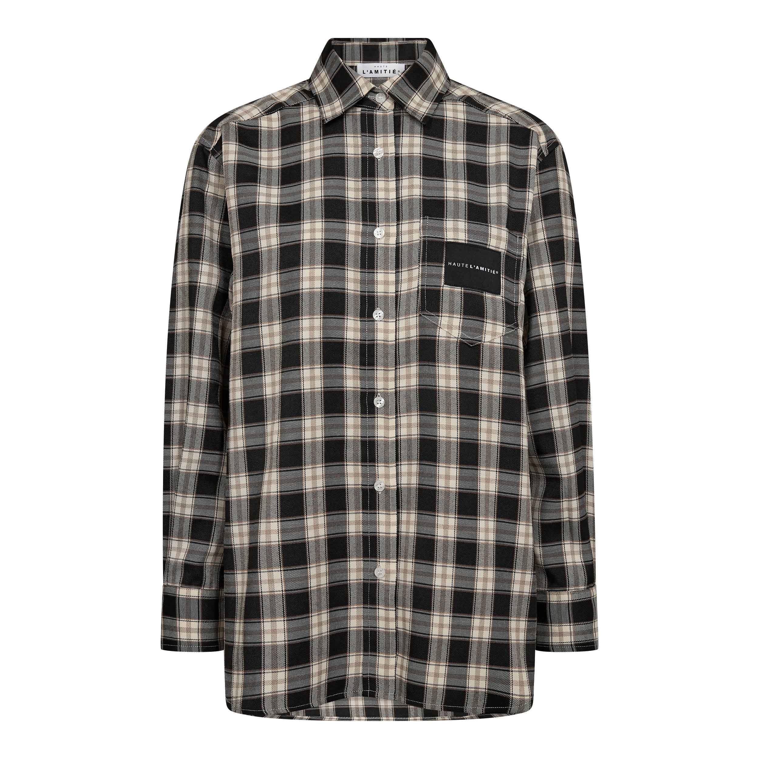 Haute L'amitié Early Haute Check Shirt Black