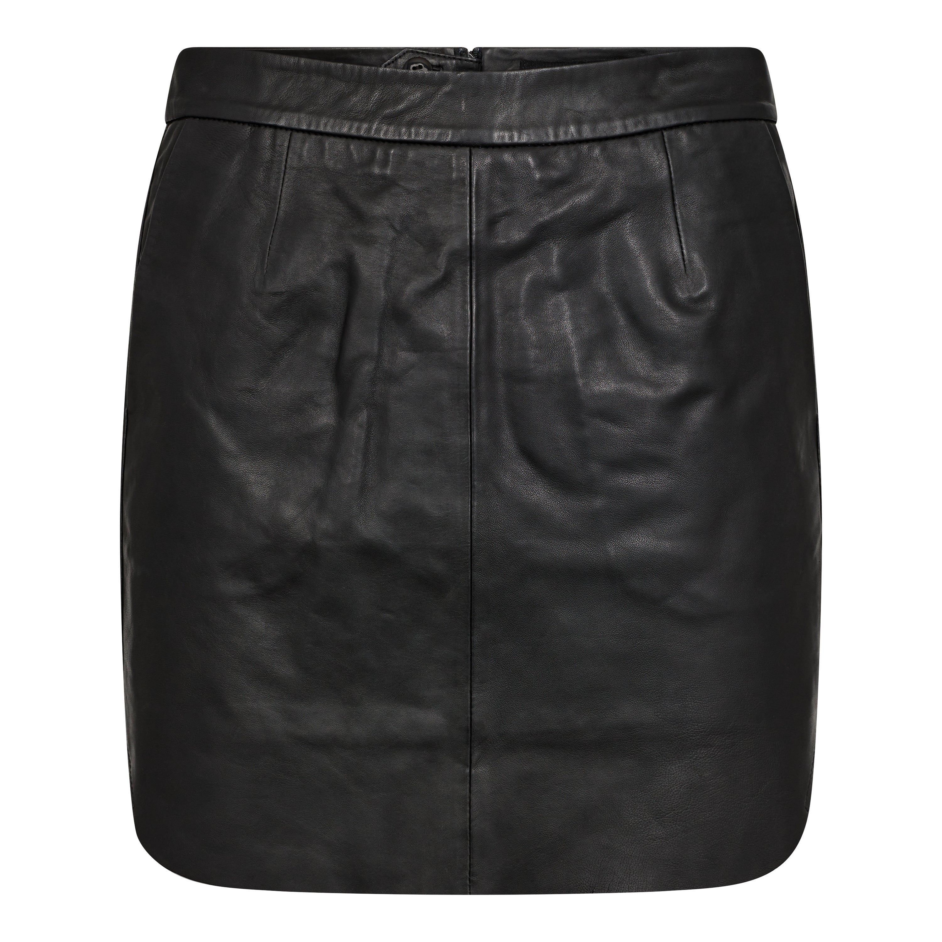 Ivy Copenhagen Kylie Leather Mini Skirt Black