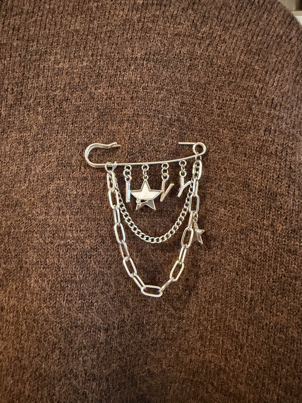 Ivy Copenhagen Logo Brooch Silver