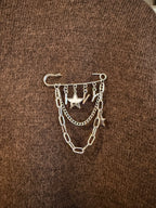 Ivy Copenhagen Logo Brooch Silver