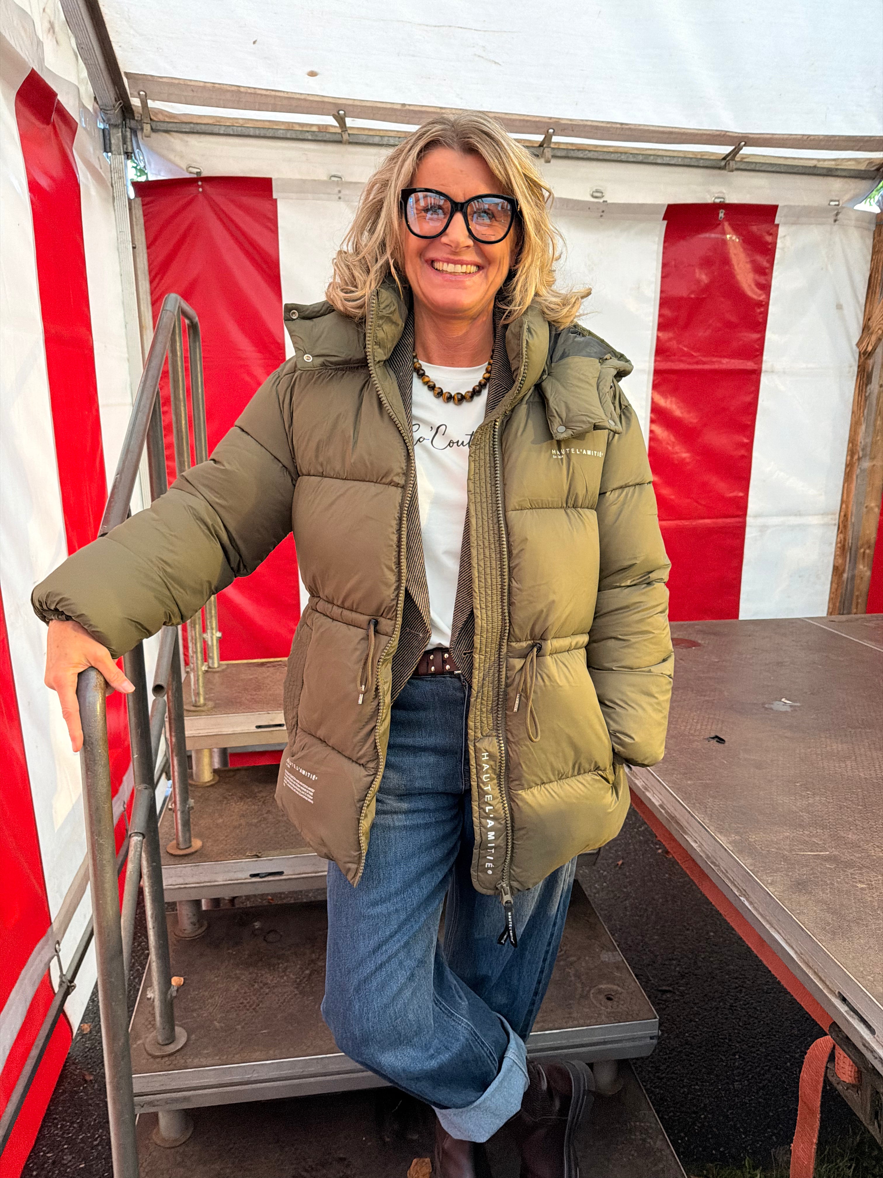 Haute L'amitié Climb Puffer Jacket Army