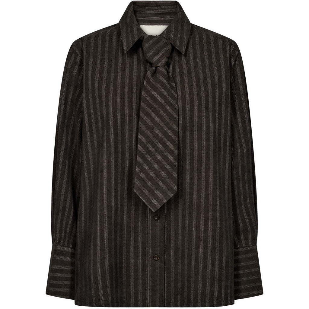 Ivy Copenhagen Filippa Essential Mens Tie Cord Shirt Army