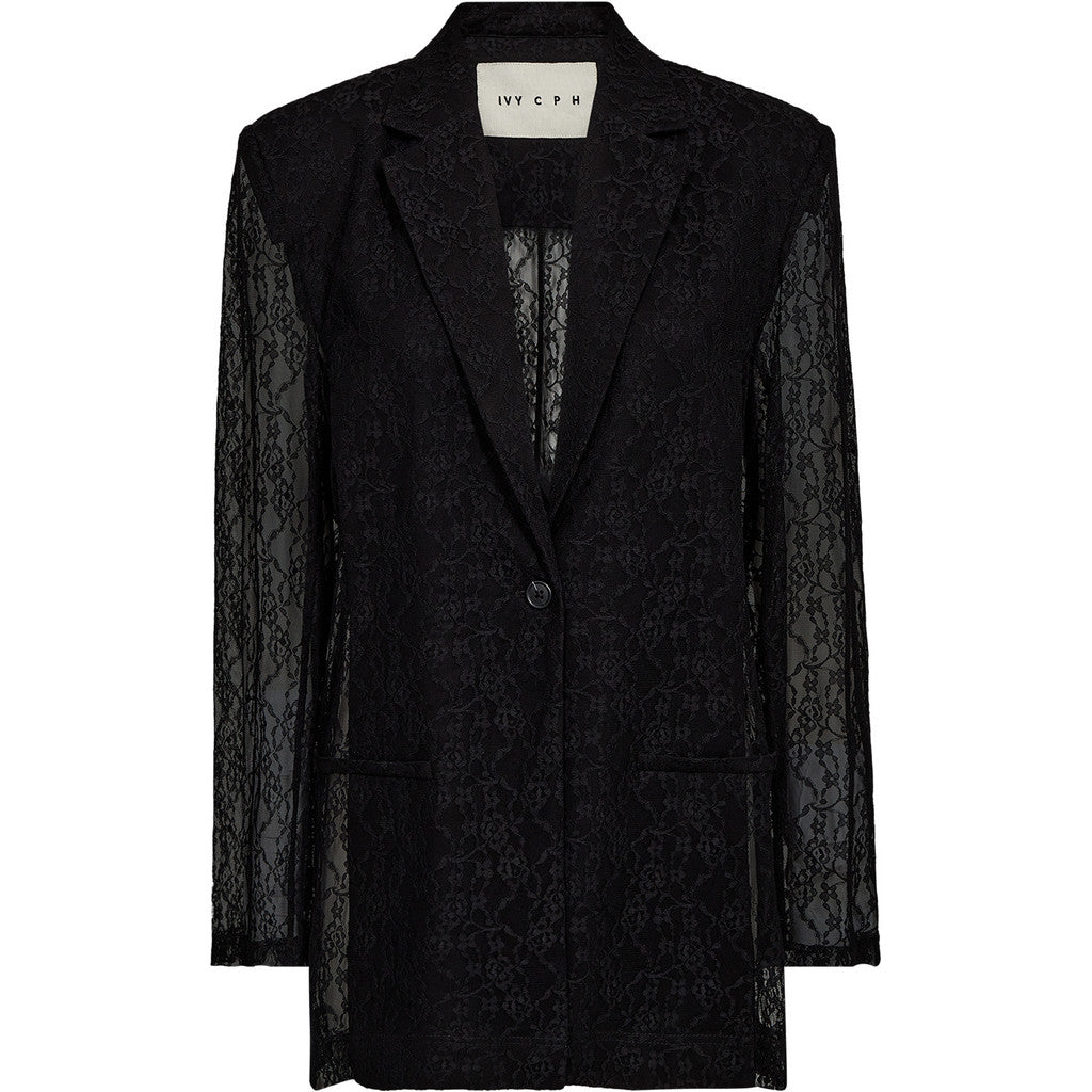 Ivy Copenhagen Lara Lace Blazer Black