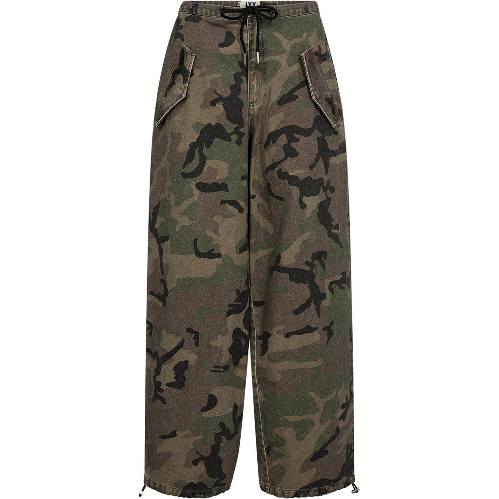 Ivy Copenhagen Penny Parachute Pant Camouflage