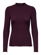 Fransiska Life L/S High Neck Top Winetasting