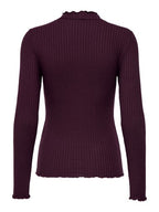 Fransiska Life L/S High Neck Top Winetasting