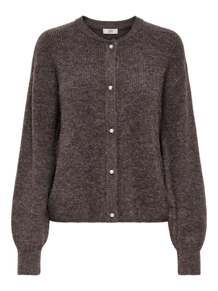 JDY Lumi L/S Button Cardigan Knit Bracken