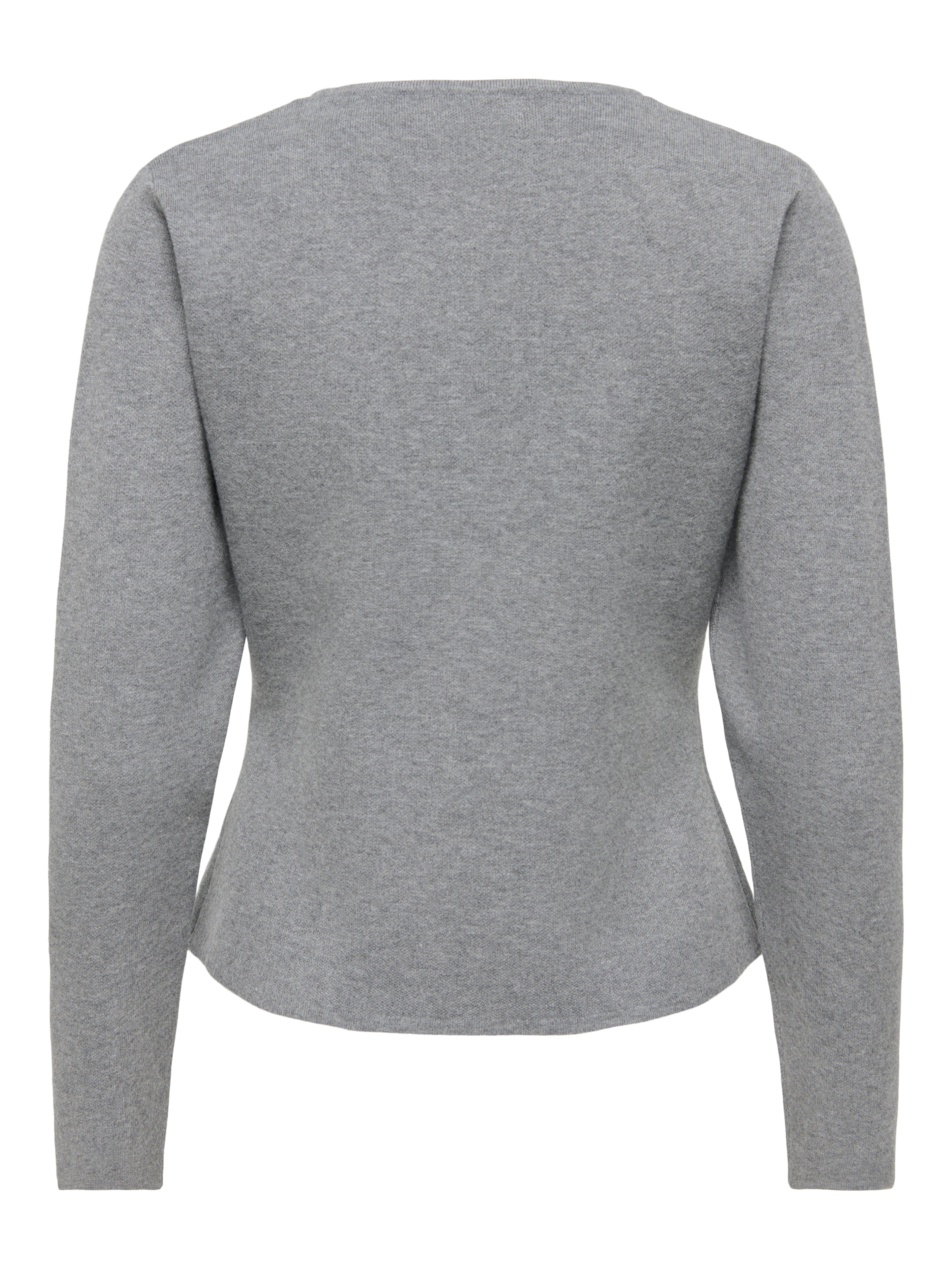 JDY Prime Life L/S On Fitted Cardigan Medium Grey