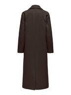 JDY Viola Life X-Long Coat Chocolate Torte