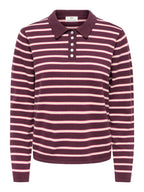 JDY Ina L/S Polo Pullover Knit Sassafras