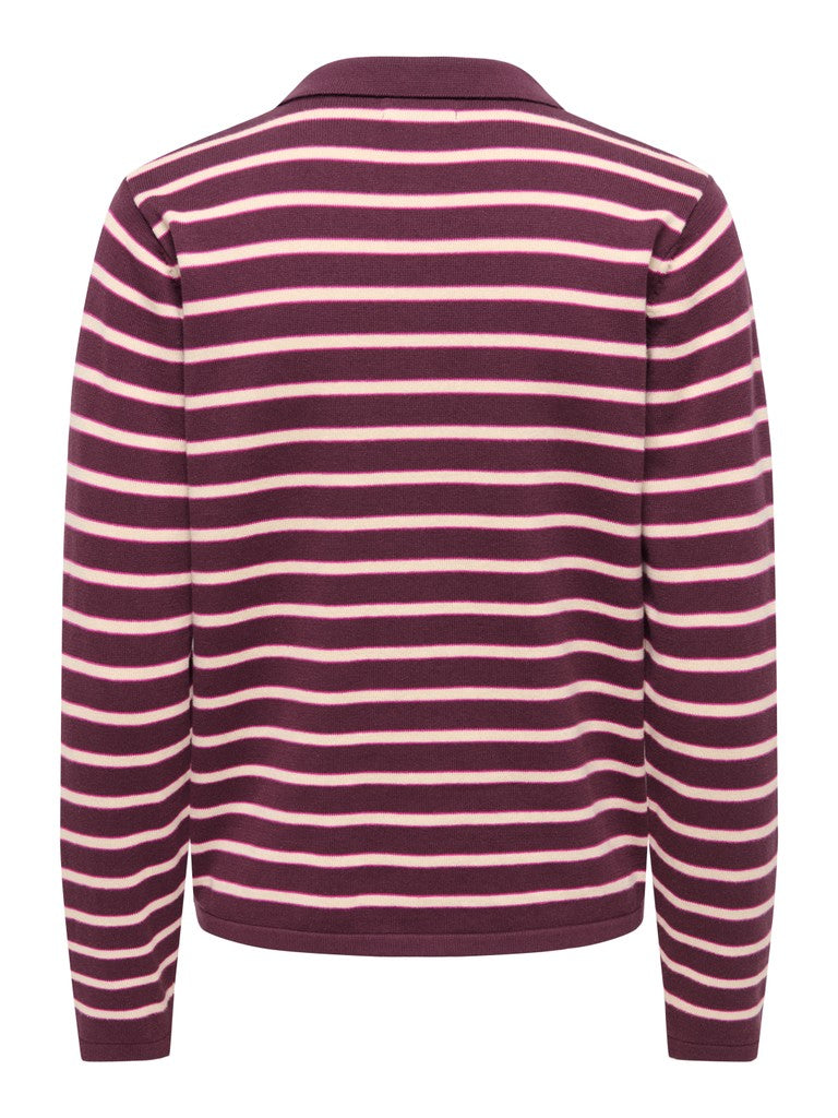 JDY Ina L/S Polo Pullover Knit Sassafras