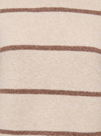 JDY Neel L/S O-Neck Stripe Pullover Oatmeal/Bison