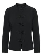 JDY Dusin L/S Mandarin Detail Blazer Black