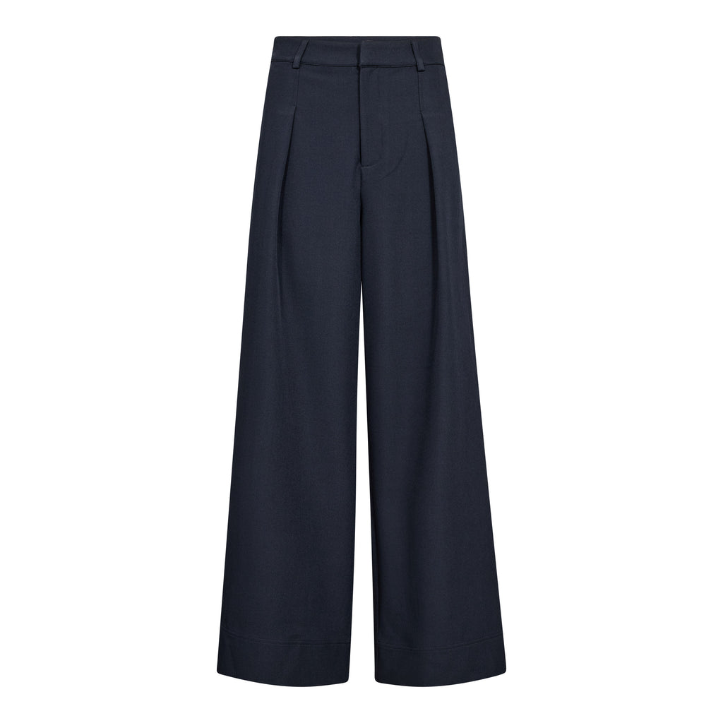 Co'Couture Luna Pleat Pant Navy