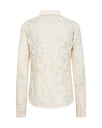 Mos Mosh Kether Lace Tie Shirt Ecru
