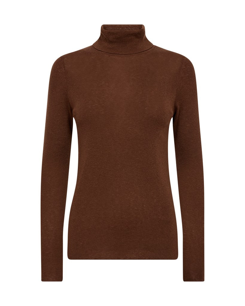 Mos Mosh Bouch Rollneck Knit Downtown Brown