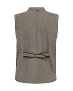 Mos Mosh Abigail Utah Vest Dark Camel