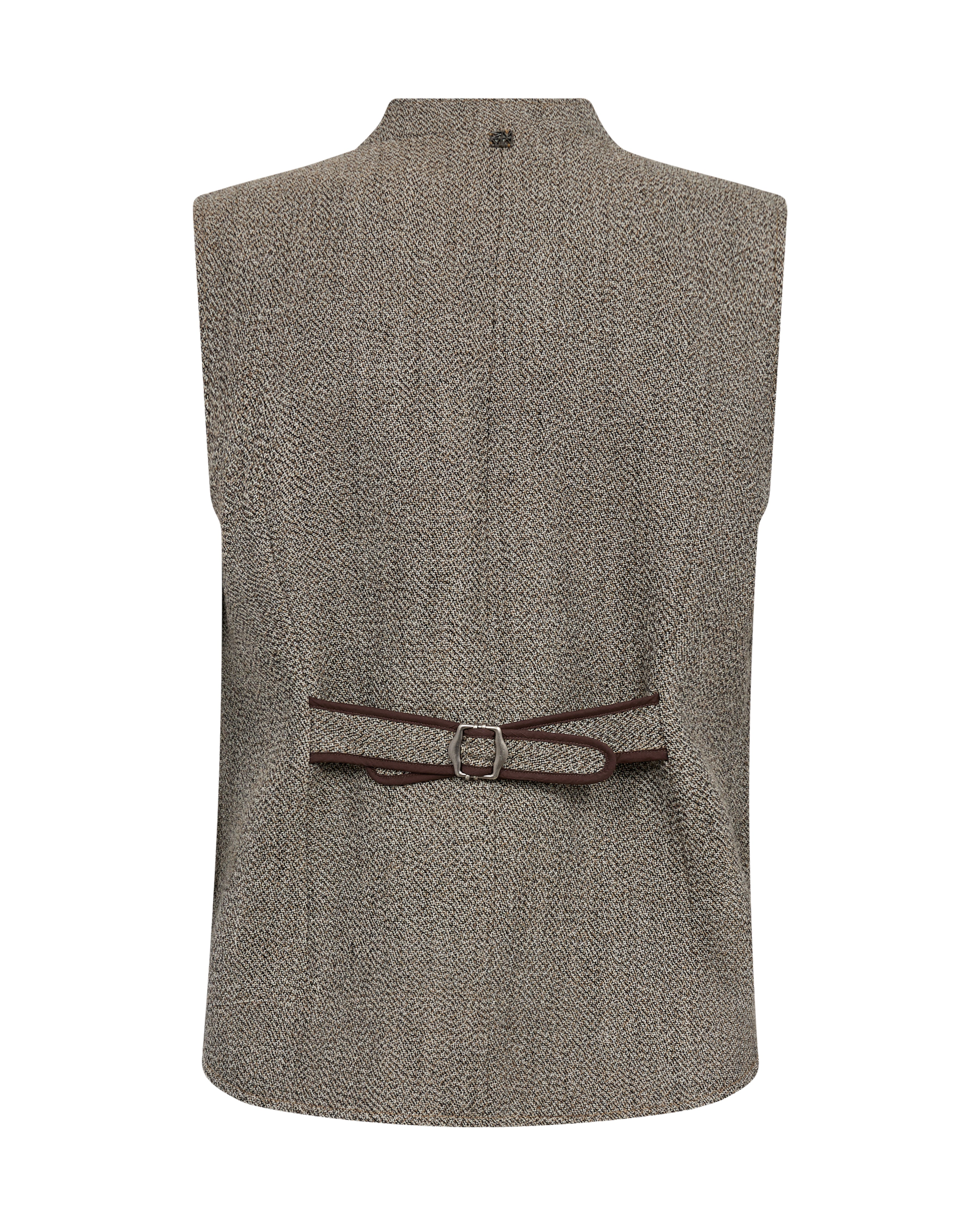 Mos Mosh Abigail Utah Vest Dark Camel