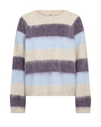 Mos Mosh Suvi Stripe Knit Sweet Grape