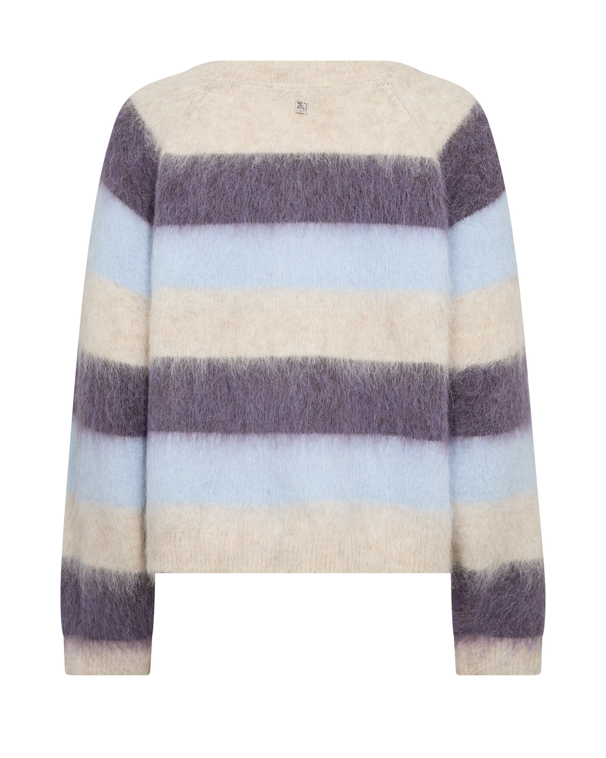 Mos Mosh Suvi Stripe Knit Sweet Grape