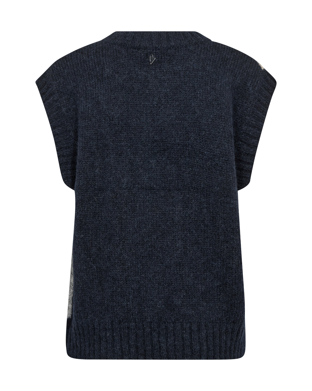 Mos Mosh Jennine Knit Vest Salute Navy