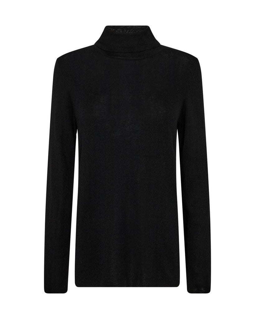 Mos Mosh Bouch Rollneck Knit Black