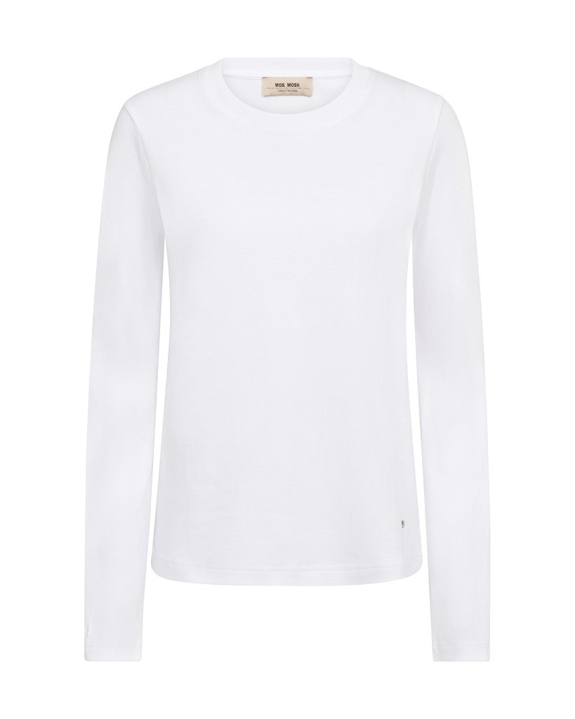 Mos Mosh Millie O-LS Regular Tee White