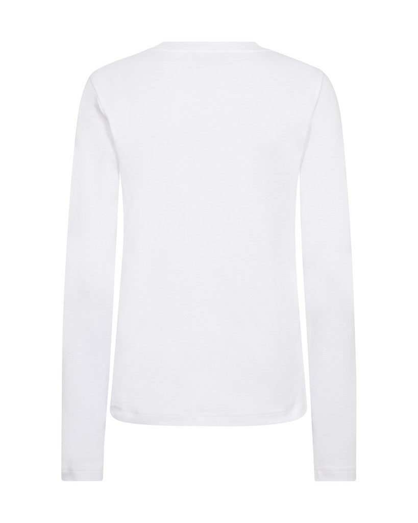 Mos Mosh Millie O-LS Regular Tee White
