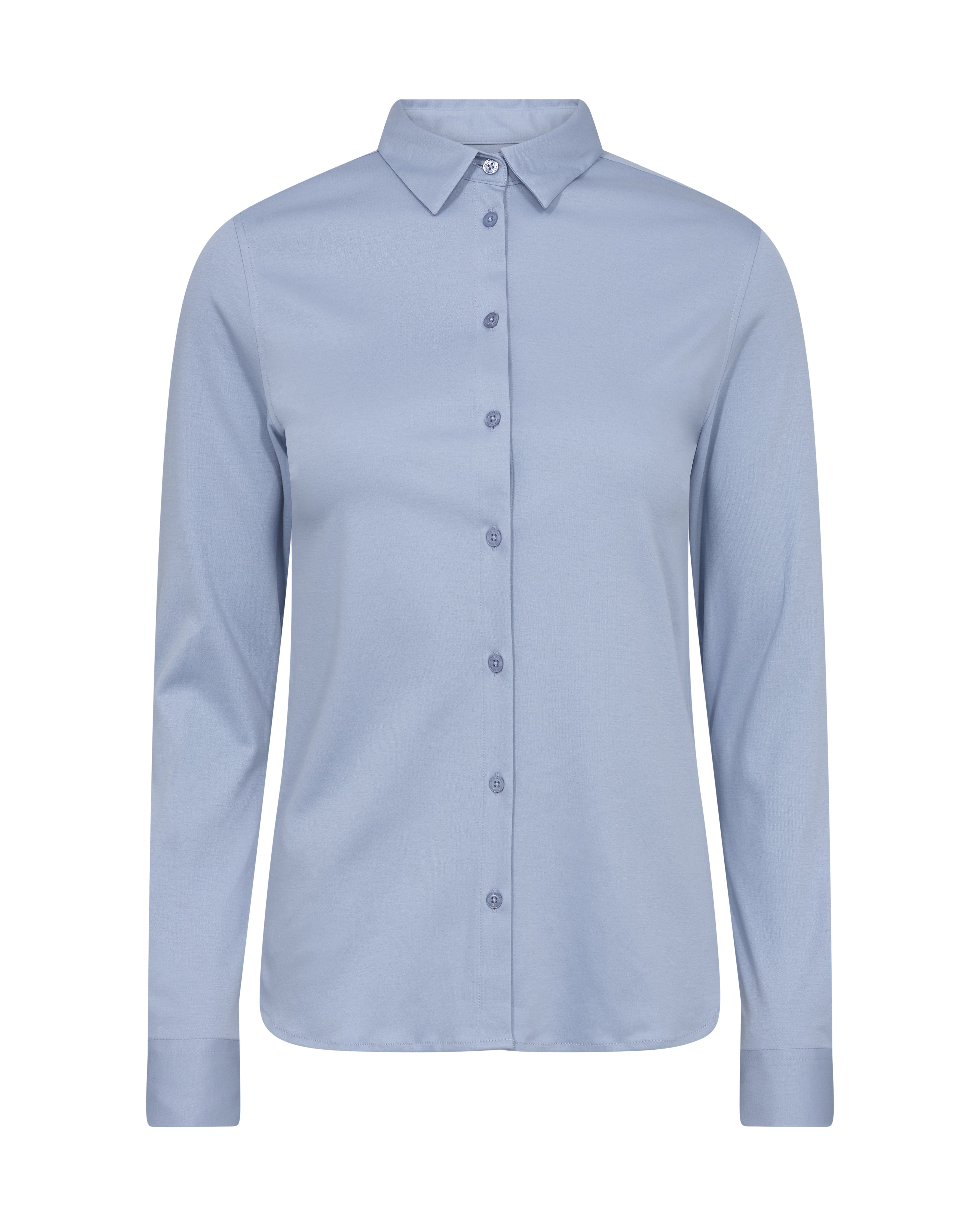 Mos Mosh Tina Jersey Shirt Light Blue