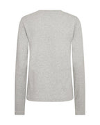 Mos Mosh Millie O-LS Regular Tee Grey Melange