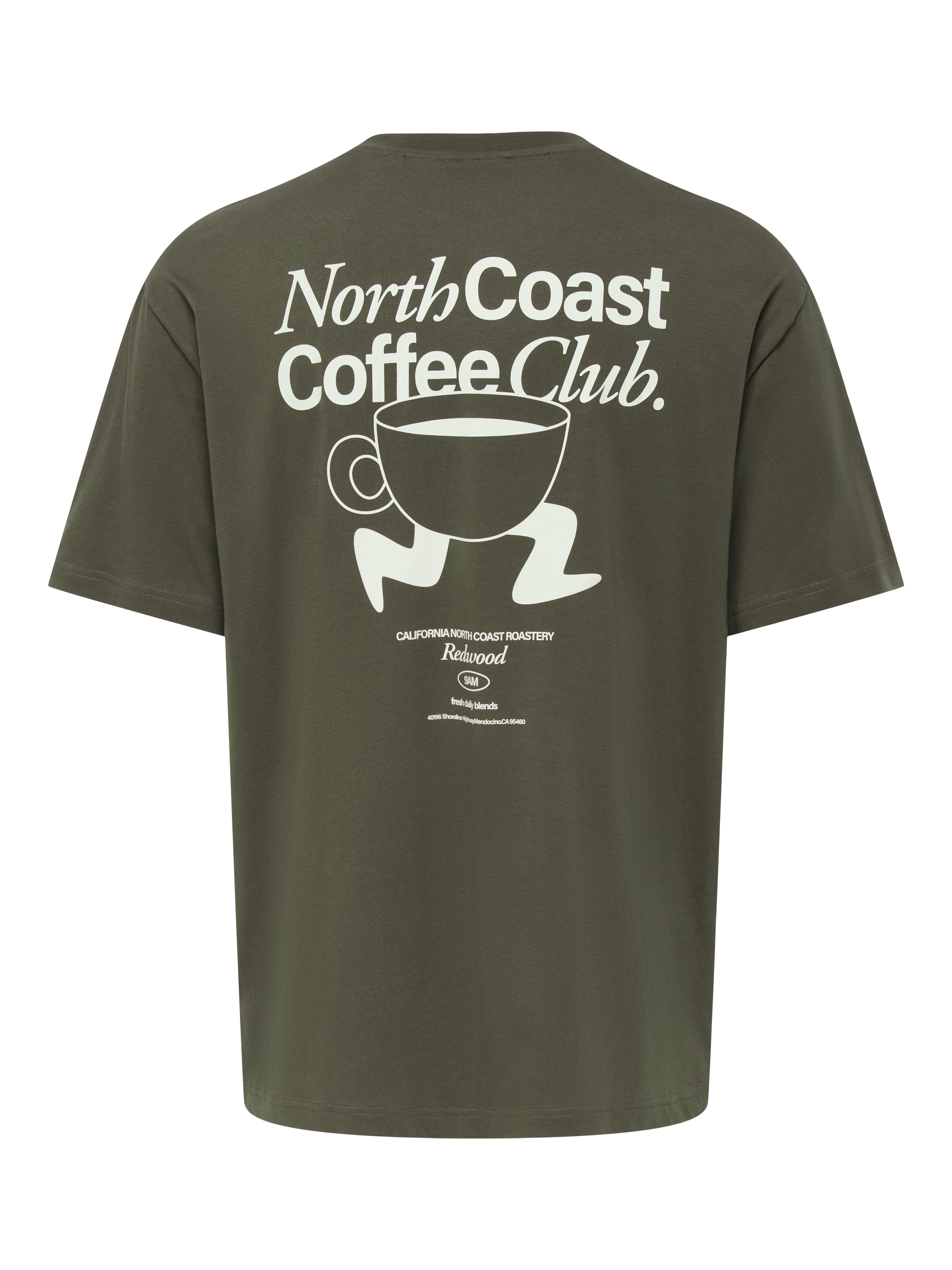Only & Sons Axel Coffee SS Tee Tarmac