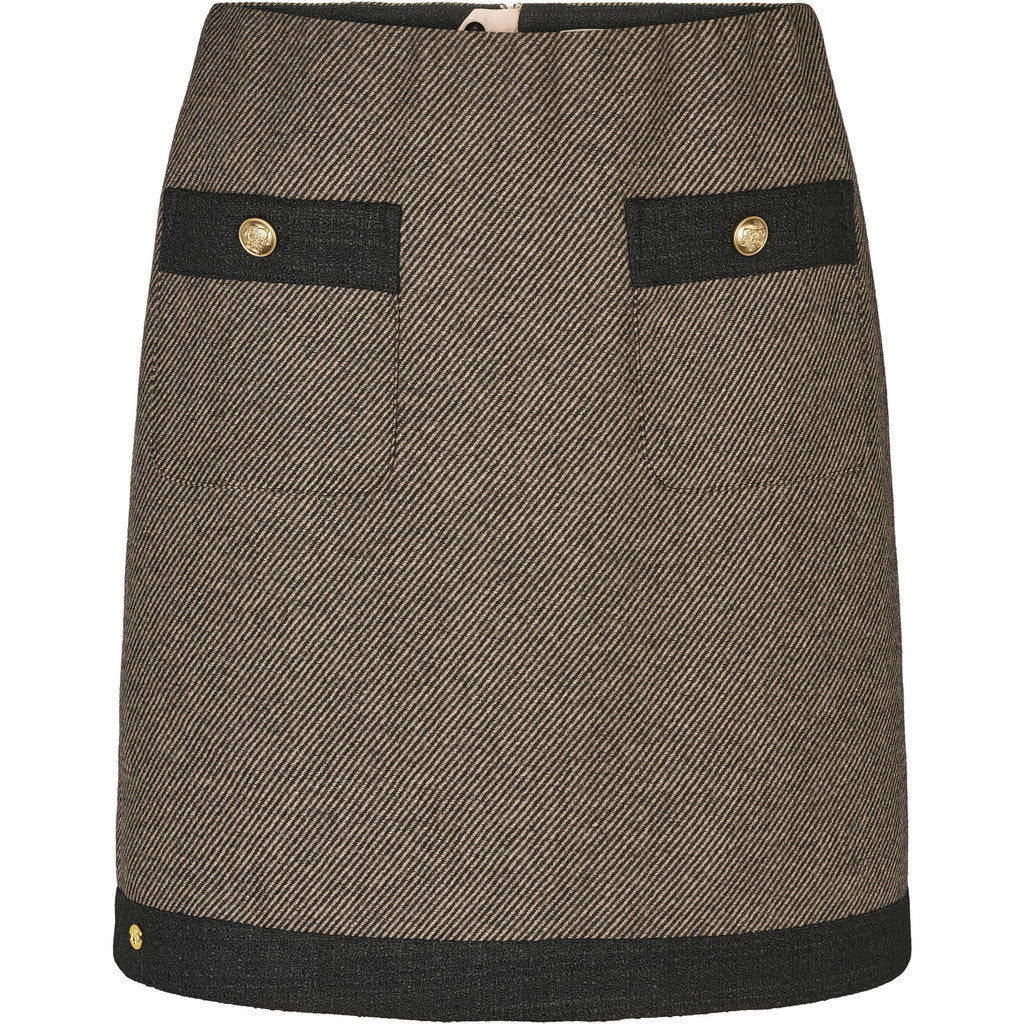 PBO 1509 Marmonti Skirt Black/Beige