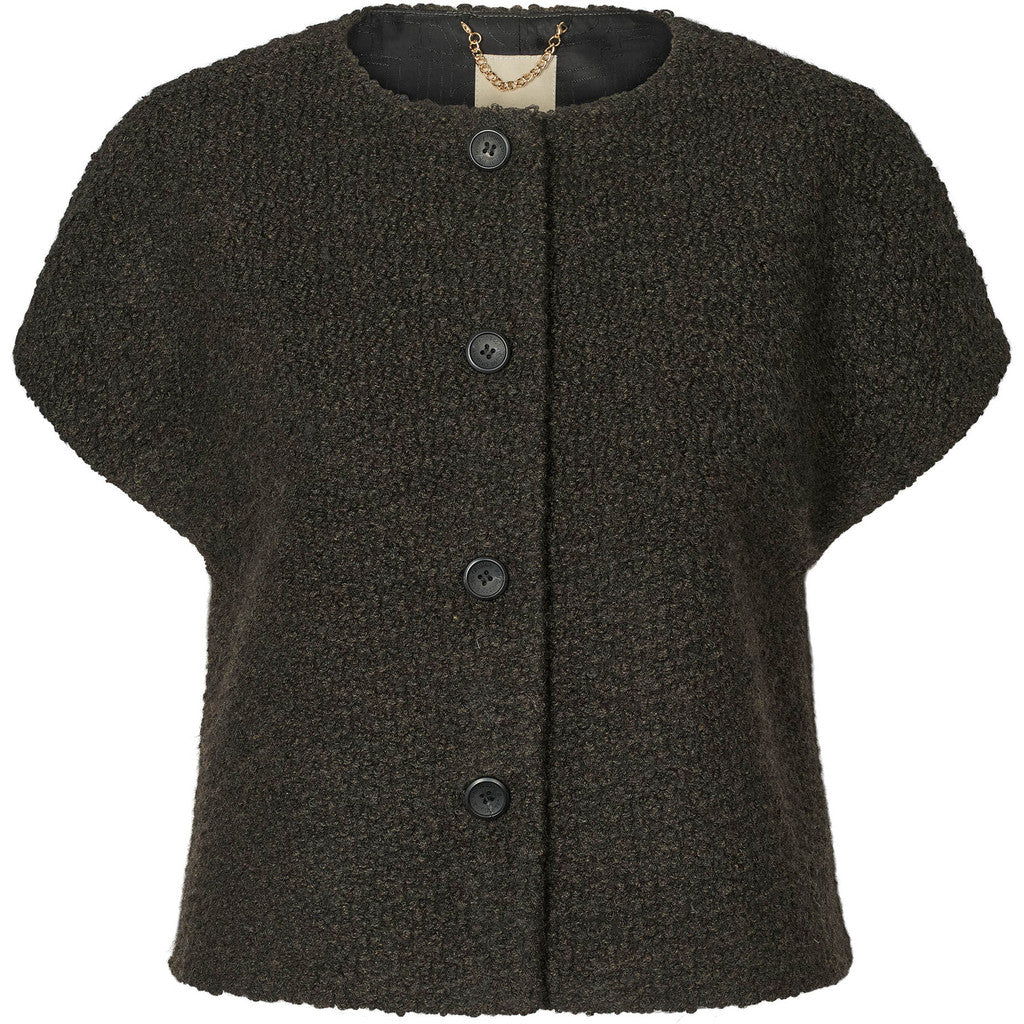 PBO 3560 Konia Waistcoat Dark Brown