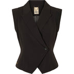 PBO 4159 Comfort Damina Waistcoat Black