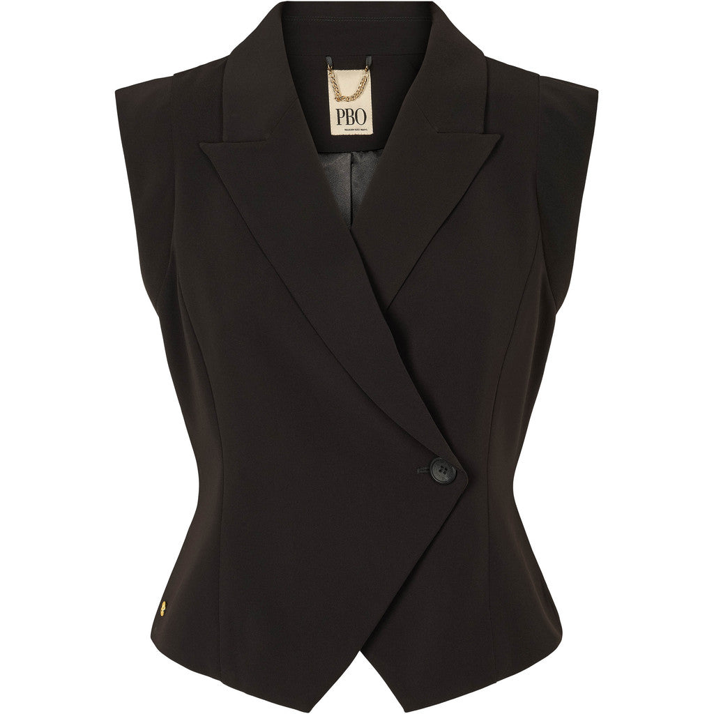 PBO 4159 Comfort Damina Waistcoat Black